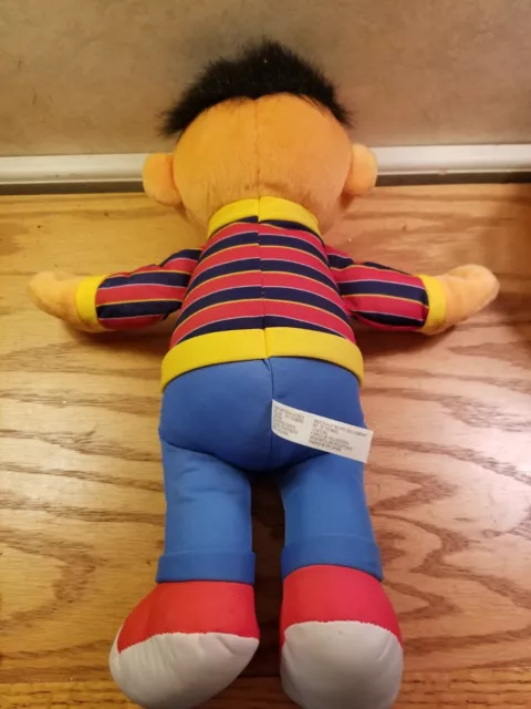 Sesame Street Plush Ernie Doll Mattel Fisher Price Stuffed Toy 15" 2009 3