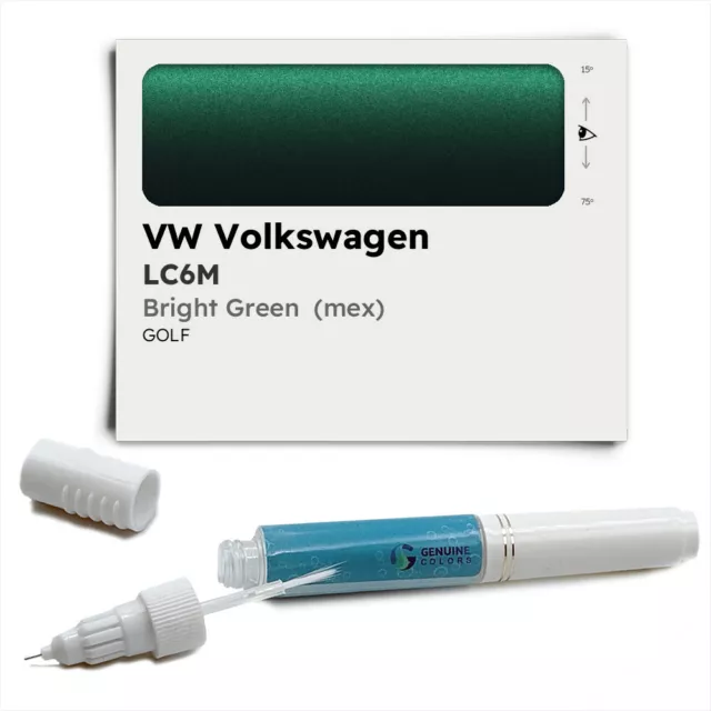 LC6M BRIGHT GREEN (MEX) Grün Lackstift für VW VOLKSWAGEN C6M T3 GOLF JETTA Kra