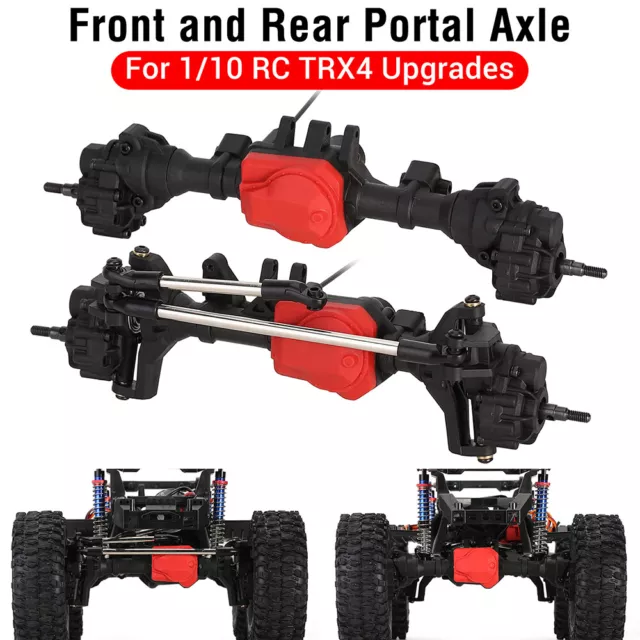 RC Portal Axles Front Rear T-lock for Traxxas TRX-4  1/10 RC Car Upgrades Parts