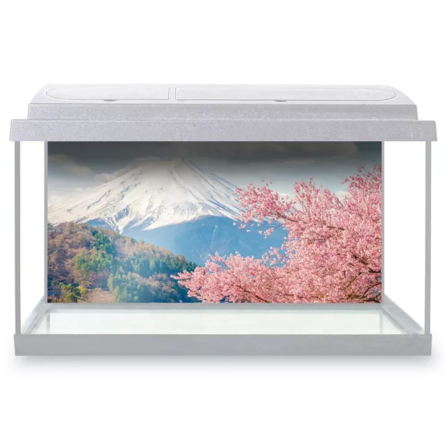 Fish Tank Background 90x45cm - Beautiful Japan Mount Fuji  #14403