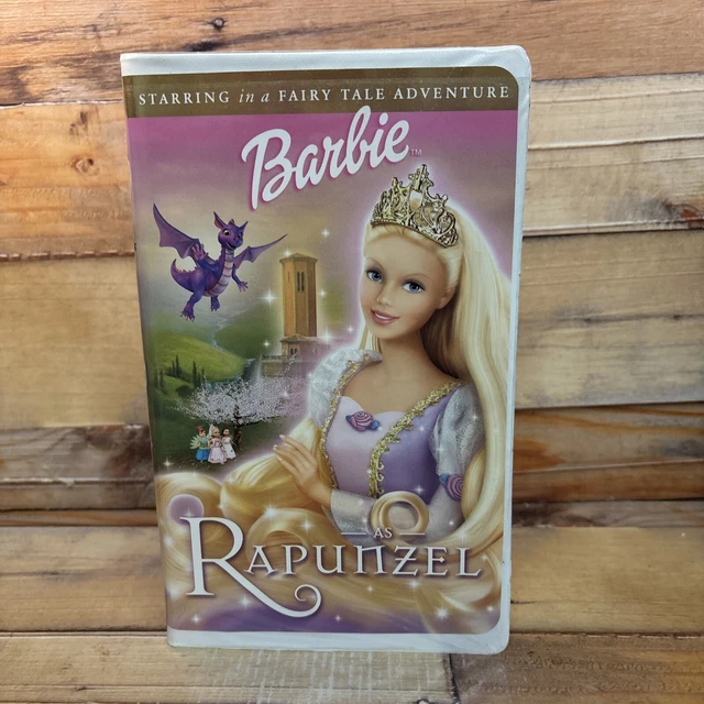 BARBIE AS RAPUNZEL VHS Tape Used Clamshell £6.43 PicClick UK