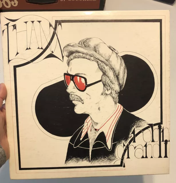 Rare Signed Robin Grandi Thanx LP Thanx! Christian Folk Autographed Inscribed