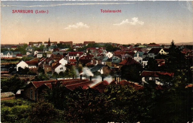 CPA AK SARREBOURG - SAARBURG i. L. - Totalansicht - Vue générale (387659)
