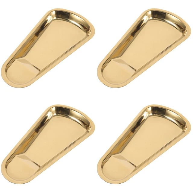 4 piezas Cuchara Descanso Olla Caliente Soporte Cuchara Resistente al Desgaste Cuchara Hogar Cuchara