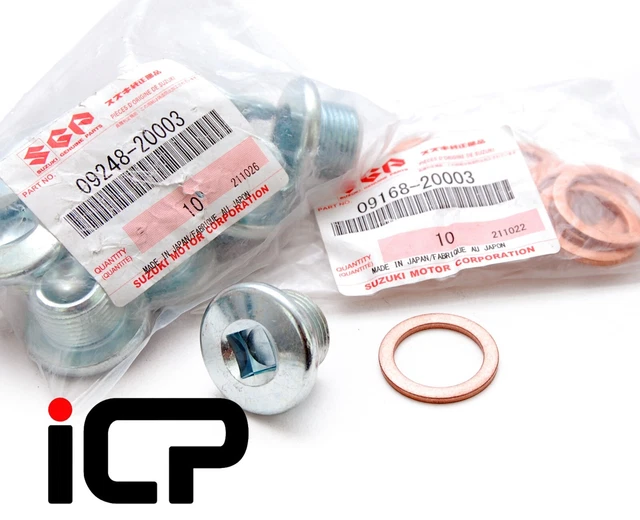 GENUINE AXLE DIFF Oil Filler Drain Plug & Washer Fits Suzuki Jimny 98