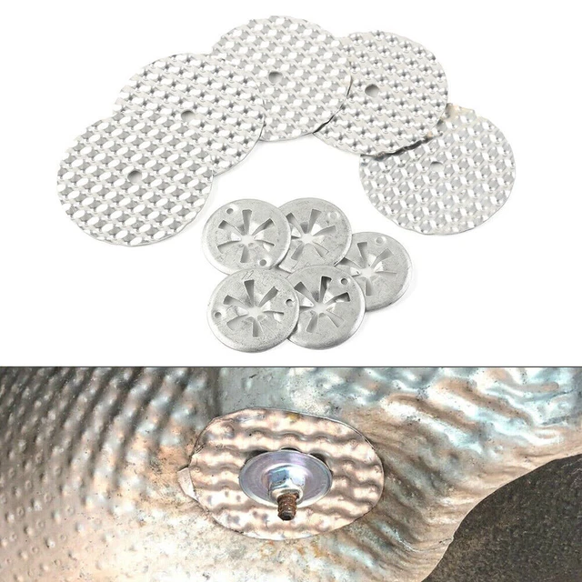 6 Sets Hitzeschutzplatte Reparatursatz Für Auto, 30mm Klemmscheiben Hitzeschutzblech, 52mm Reparaturbleche, Hitzeschild Schutzplatten Reparatursatz, Kompatibel Mit VW Skoda N90335004 6715468