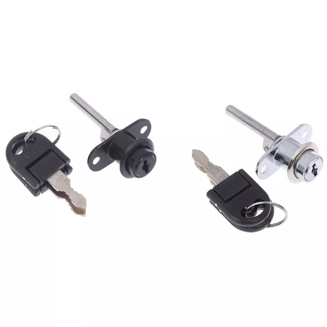 1PC 16mm Zinc Alloy Cam Lock Door Cabinet Cupboard Pedestal Locker + 2 Keys-TM 2