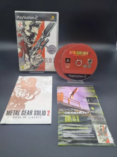 Metal Gear Solid 2-Sons of Liberty Sony PlayStation 2 mit Anleitung und OVP PS2