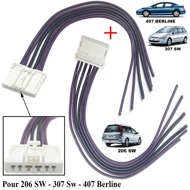 Kit De Réparation Faisceau Précâblé Pour Peugeot 206/207/307/308 PH1/508/1007 - Neuf