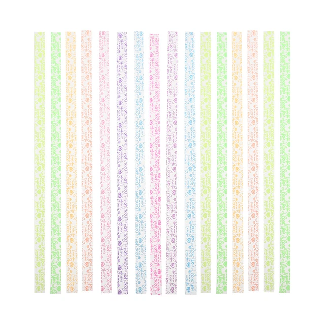 630 tiras de estrellas de origami hágalo usted mismo papel estrellas de origami hechas a mano papel estrella artesanías