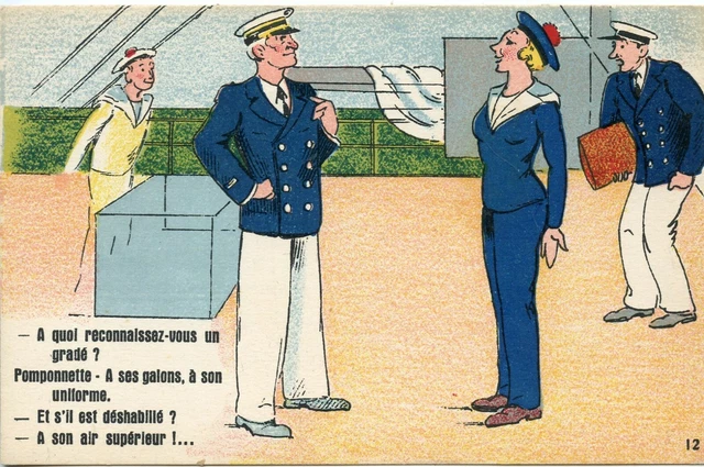 Cpa / Postcard / Humor / Satire / Fantasy Illustrator / Pomponette