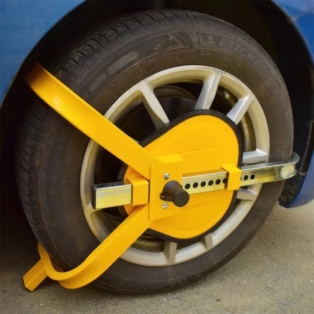 Radklemme Schwerlast Stahl Auto Van Sicherheitsschloss für Wohnwagen Anhänger