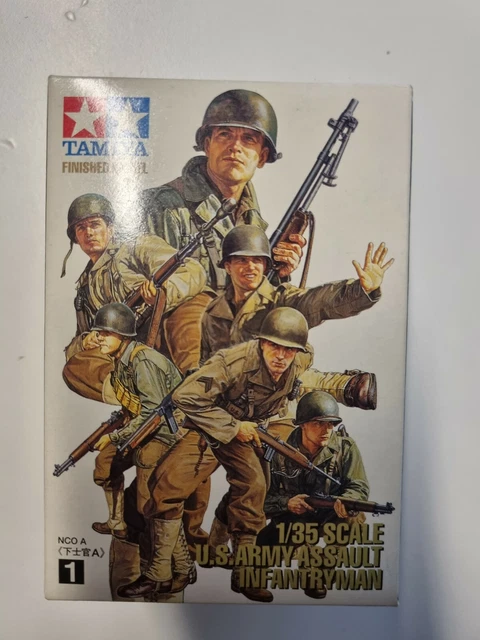 figurine, personnage, historique, soldats - Tamiya 35192 : Infanterie assaut US, Infanterie US, Période : 2ème guerre mondiale Echelle : 1:35