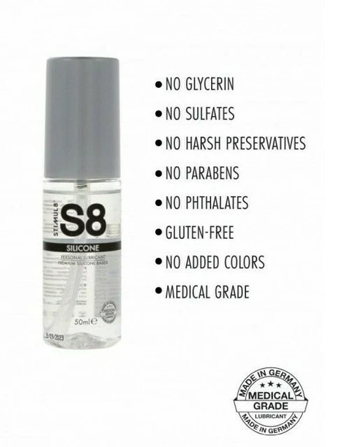 Lubrificante sessuale anale gel intimo vaginale al silicone salva preservativo