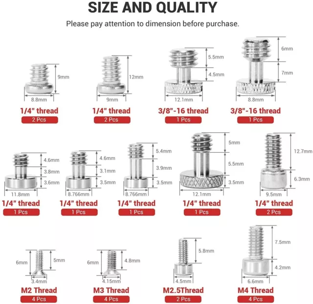 SmallRig Screw Set for Camera Accessories-AAK2326 2