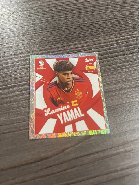 Autocollant UEFA EURO 2024 Espagne - Topps Foil, Logo, Occasion (collection Football)