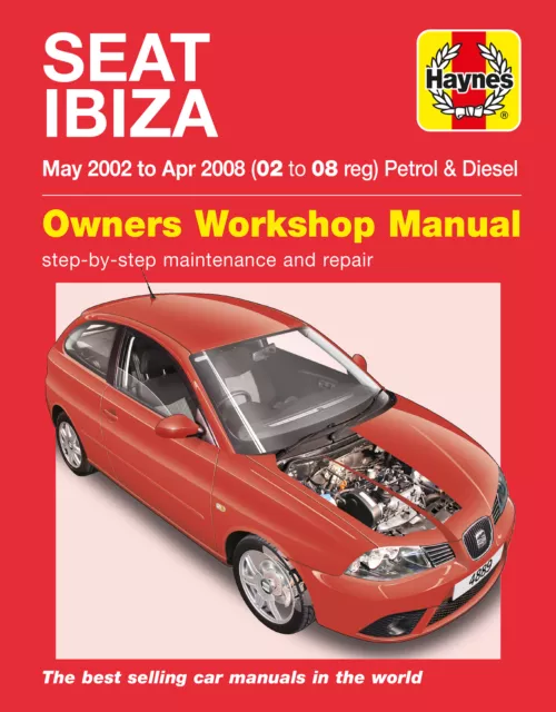Seat Ibiza Petrol & Diesel (May 02 - Apr 08) Haynes Repair Manual (Paperback)