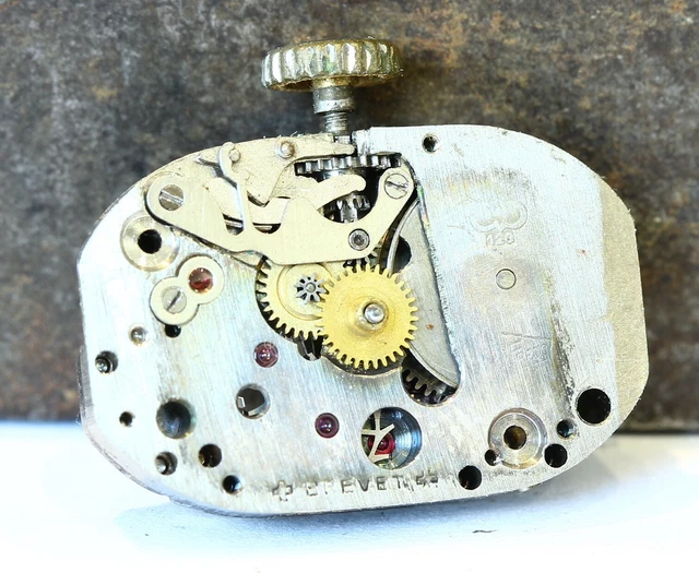 Mouvement De Montre Mécanique AS 1677 Gigandet Avec Cadran Et Aiguilles - Fonctionnel