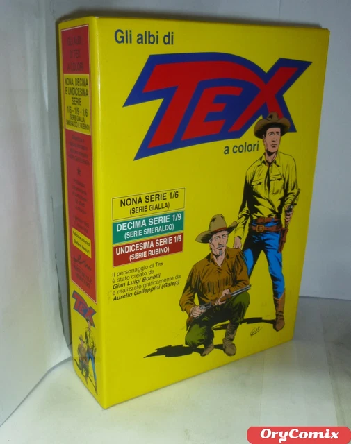 GLI ALBI DI Tex A Colori Nona Serie 1 6 Decima Serie 1 9 Undicesima gli-albi-di-tex-a-colori-nona-serie-1-6-decima-serie-1-9-undicesima