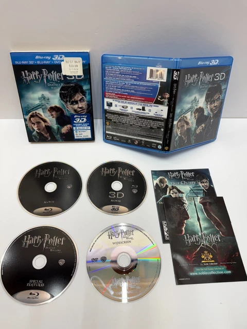 HARRY POTTER AND the Deathly Hallows Part 1 3D (Blu-ray/DVD 4-Disc Set ...