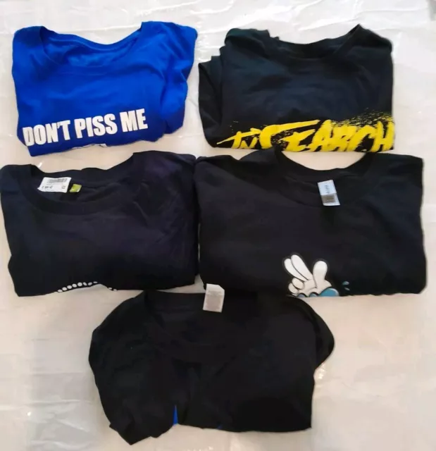 Used/Ex Display Joblot Of Mens T Shirts X 5