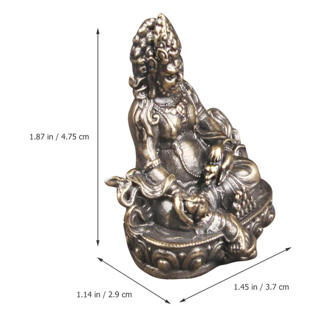 Outdoor Statues Thai Sitting Buddha Statue Ornaments Huang Caishen 3