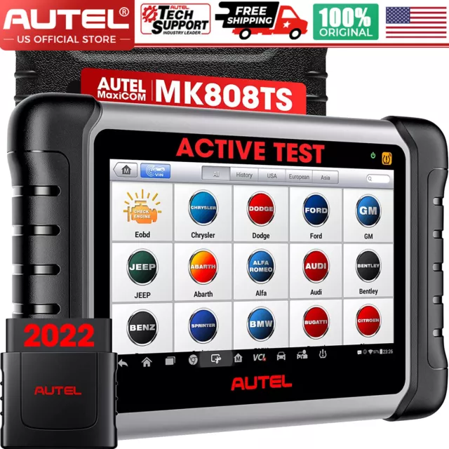 Autel MaxiCOM MK808 MK808TS PRO TPMS OBD2 Scanner Automotive Car Diagnostic Tool