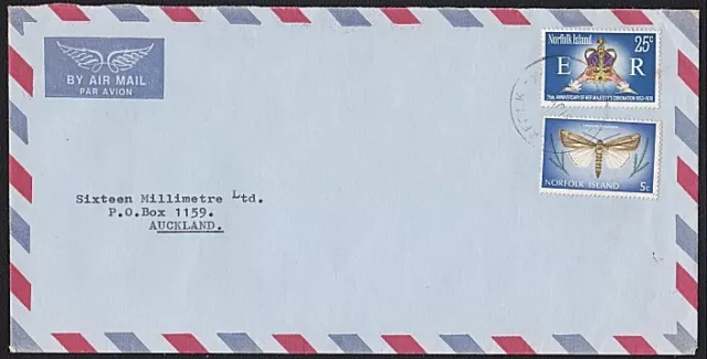NORFOLK IS 1978 30c airmail rate cover to New Zealand......................A9525