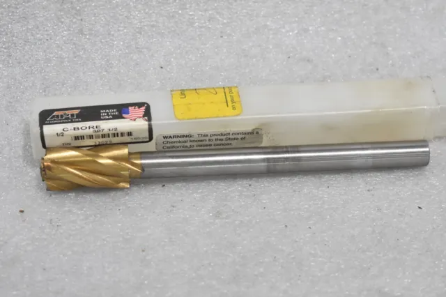 Alvord-Polk Tool 307-1/2" C-Bore Tin Coated Capscrew C-Bore 1/2" Inch Size