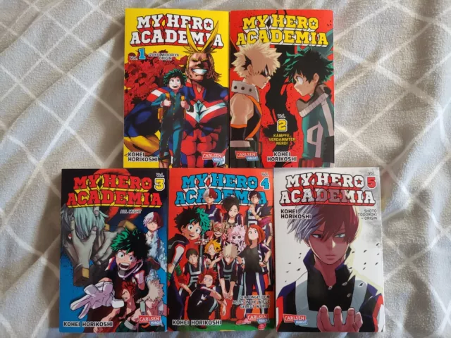 My Hero Academia | Manga | Band 1-5 | Carlsen Manga