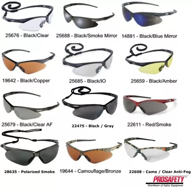 1 PAIR KleenGuard NEMESIS Safety Glasses Sunglasses Protective Work Eyewear Z87+