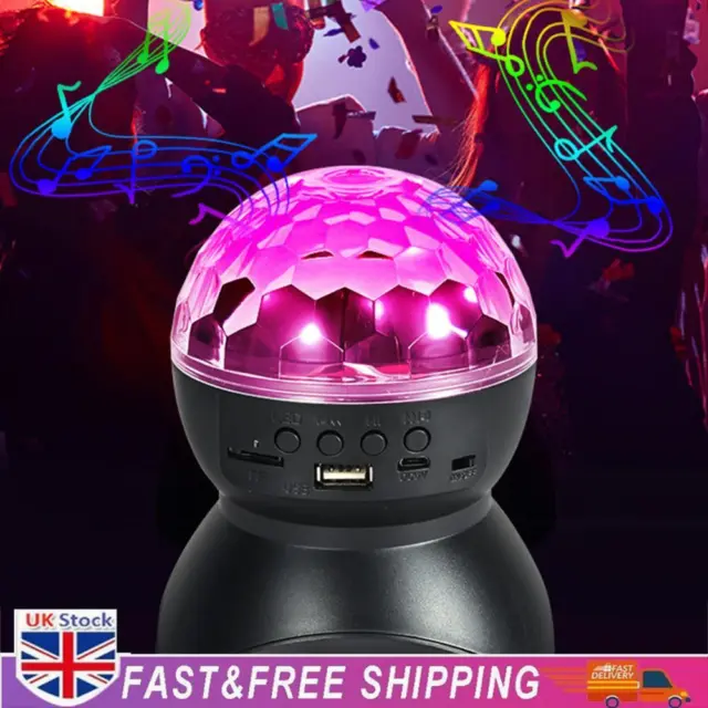 Disco Strobe Lamp USB Charging Disco Ball Party Lights for Home Dance Parties