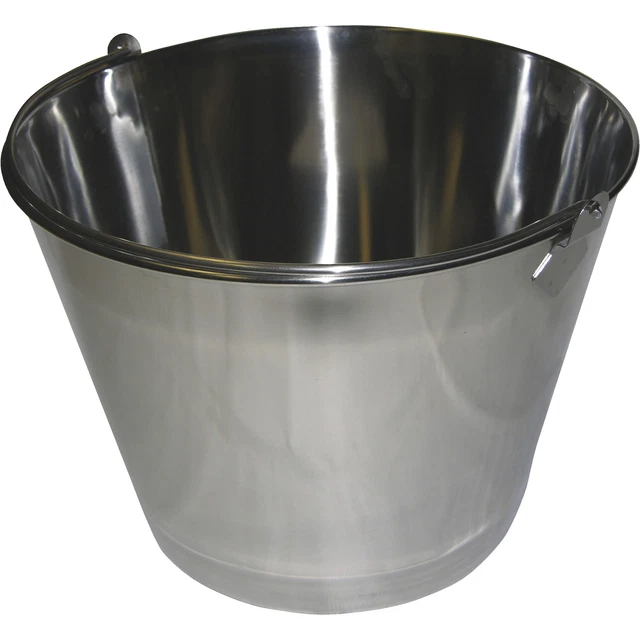 Stainless Steel Bucket - 5-Gallon Capacity, Model# BKT-SS-500