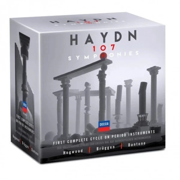 HAYDN 107 SYMPHONIES Hogwood Bruggen Dantone Decca 35 CD Box Set