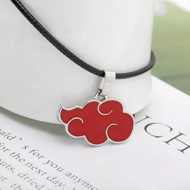 Japanese Anime Naruto Sasuke Itachi Akatsuki Cloud Pendant Necklace Jewelry  New