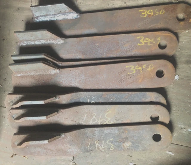 3 sets-8-5/8" x 3" x 3/8"  Mower Blade to fit Woods With high lift on blades