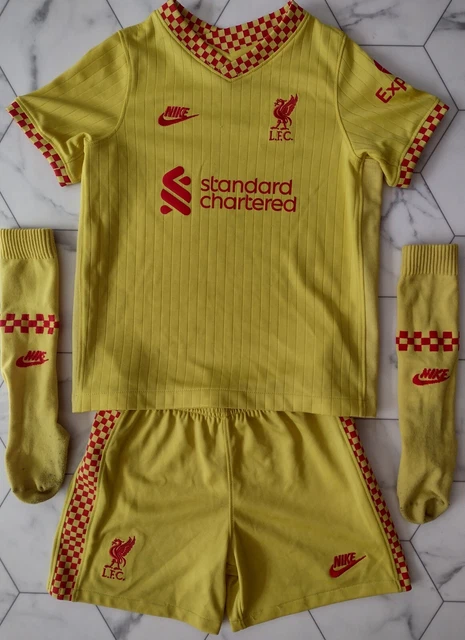 Lfc yellow goalie kit sale