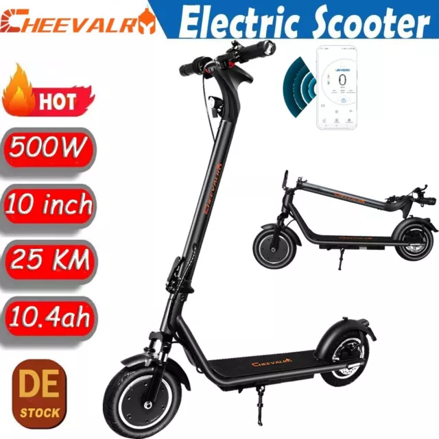 Scooter Elettrico Pieghevole CHEEVALRY X8 Pro 10" 500W 36V 10.4Ah 30KM Miglia