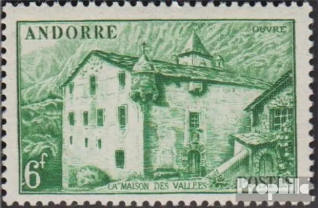 Briefmarken Andorra - Französische Post 1944 Mi 122 mit Falz