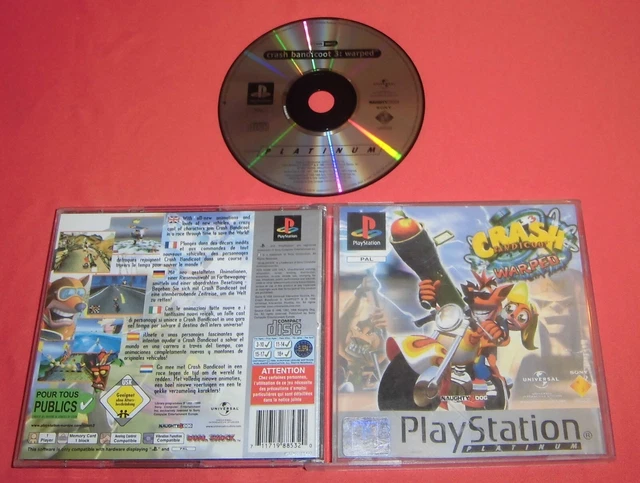 PS1 - Crash Bandicoot 3 - Warped (DE Version) (mit OVP) (gebraucht