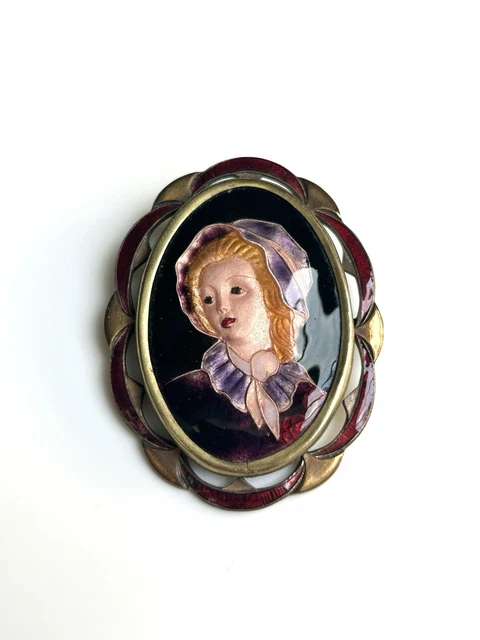 Broche Ancienne Signée HENRY - Vintage Années 50/60, Bijou D'occasion, Détails à Voir En Photos