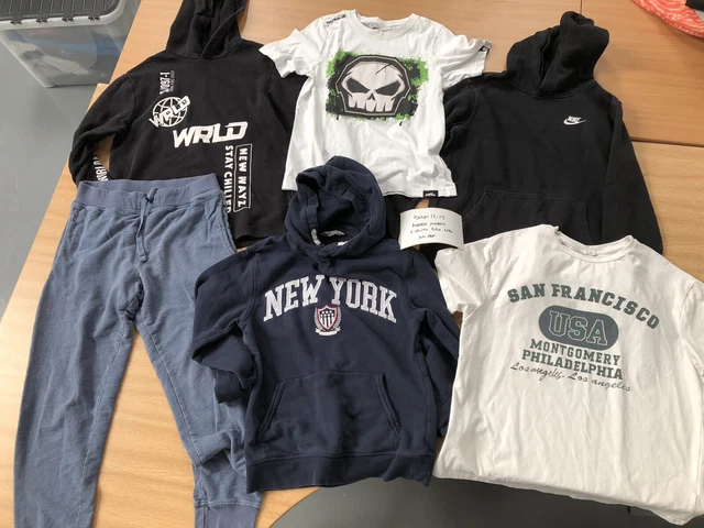 Ragazzi età 12-13 anni pacchetto abbigliamento felpe con cappuccio jogger t-shirt GAP Nike no fear top