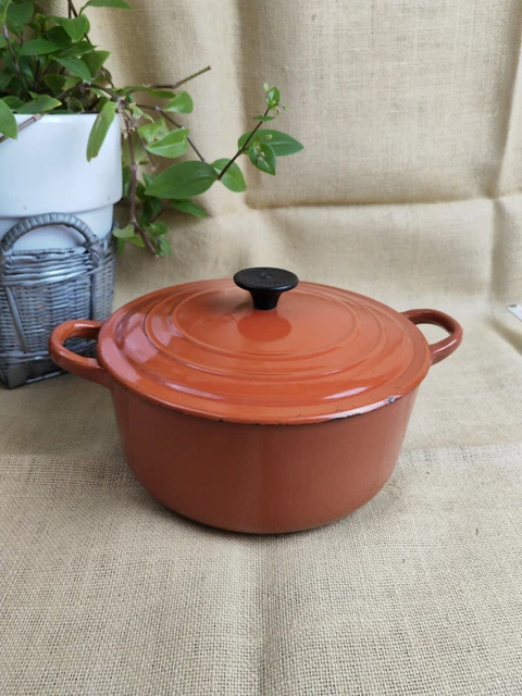 Cocotte En Fonte Le Creuset Vintage N°23 Grise – Diamètre 23 Cm Ronde | Occasion France