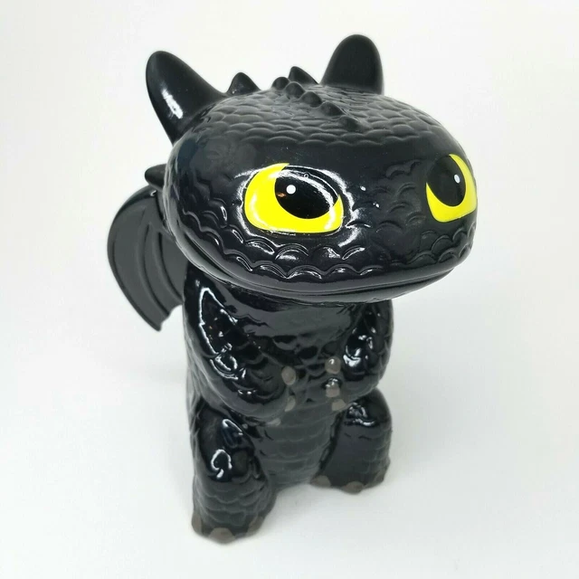 How to Train Your Dragon Toothless Ceramic Coin Bank 8.5 in. Black Dream Works