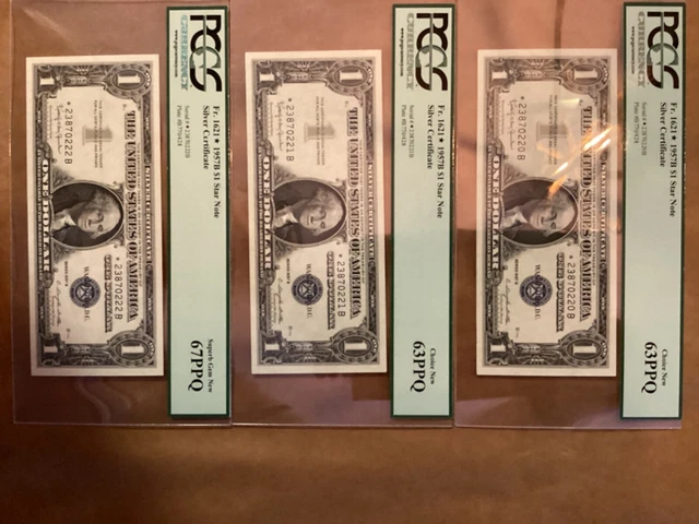silver certificate star note lot