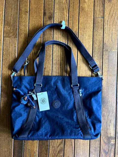 Kipling Skyler Tote Bag 4DX  true blue tonal