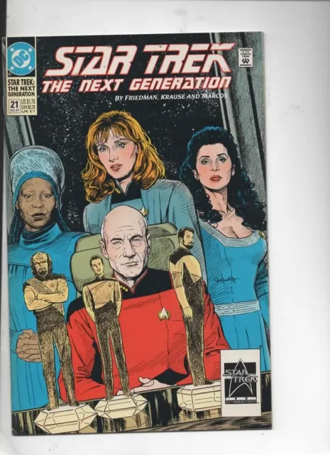 Star Trek The Next Generation #21  1991 Comic DC  VG/Fine "