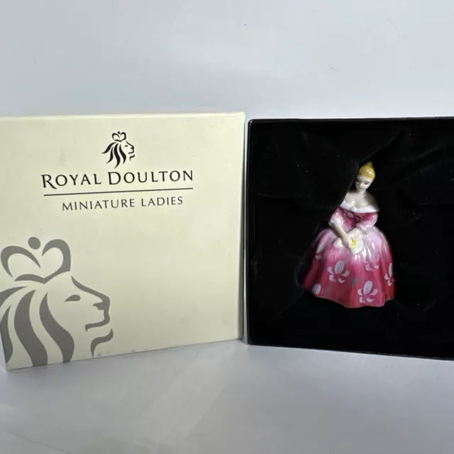 Royal Doulton Miniature Ladies Bone China Figurine  2.5"H   Victoria M209  2003