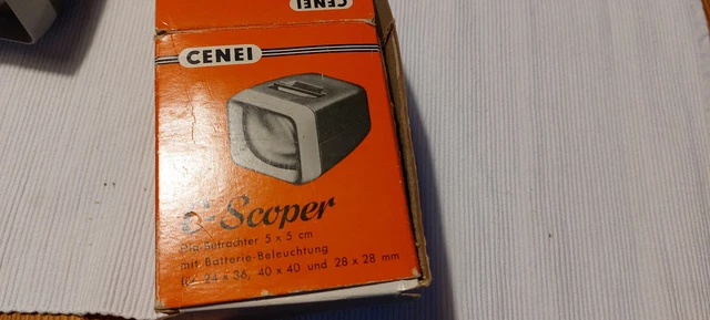 Cenei C-Scoper Alter Diabetrachter Dia-Betrachter Vintage