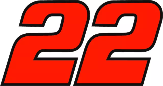 NEW FOR 2019 #22 Joey Logano Racing Sticker Decal - Sm thru XL - Various colors